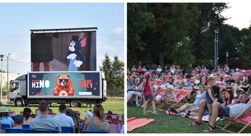 Podlaskie Kino Plenerowe w Wysokiem Mazowieckiem/ Fot. MOK