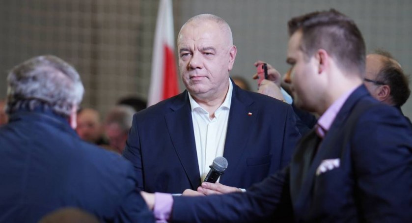 Zdjęcie: Jacek Sasin w Wysokiem Mazowieckiem