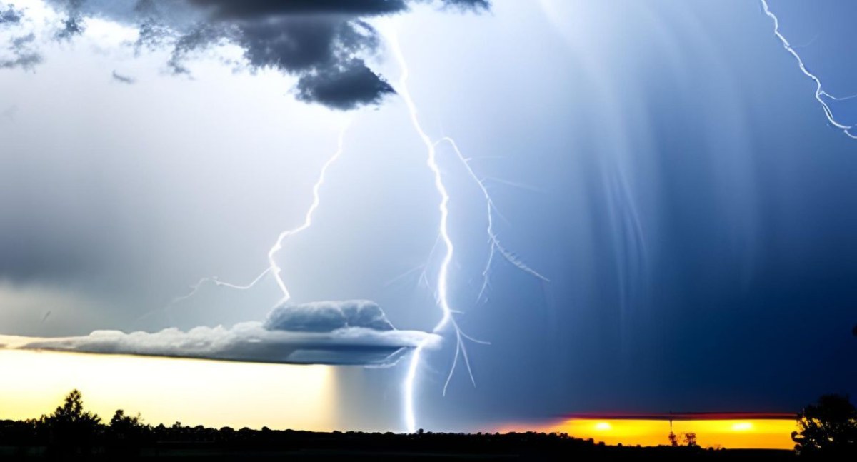 Meteo, Ostrzeżenie meteo Możliwe burze gradem - zdjęcie, fotografia