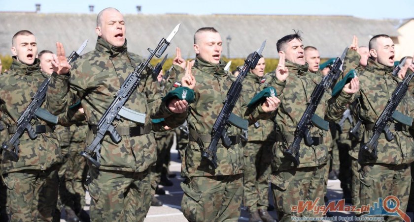 Zdjęcie: Przysięga wojskowa w Wysokiem Mazowieckiem