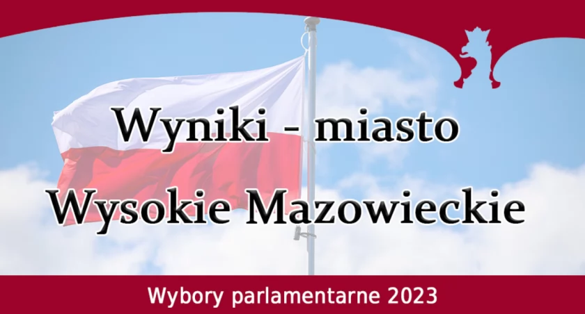 Wybory, Wyniki wyborów parlamentarnych mieście Wysokie Mazowieckie - zdjęcie, fotografia