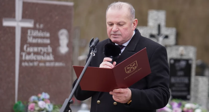 Zdjęcie: Burmistrz Ciechanowca Eugeniusz Święcki