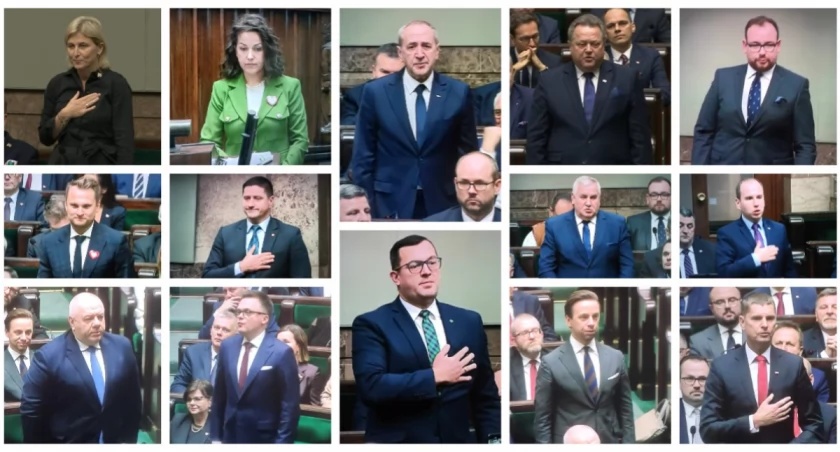 Zdjęcie: Parlamentarzyści z naszego okręgu (województwo podlaskie) złożyli już ślubowanie