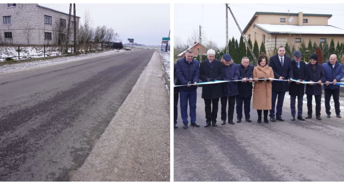 Uroczyste podsumowanie inwestycji w miejscowości Tybory-Wólka