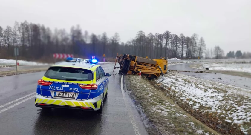 Fot. KMP w Łomży - obwodnica Konarzyc