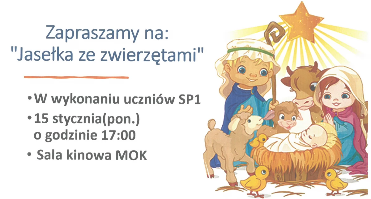 Domy i ośrodki kultury, zapraszają Jasełka zwierzętami - zdjęcie, fotografia