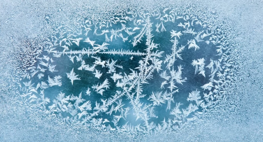Meteo, ostrzega Przed mroźna - zdjęcie, fotografia