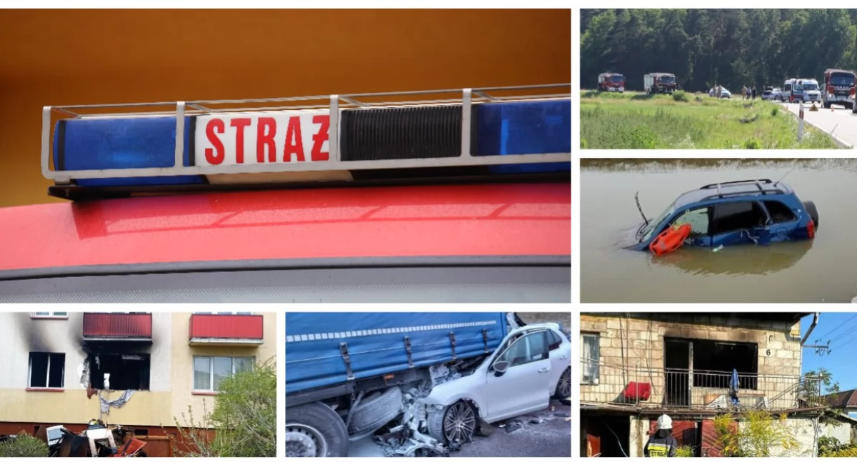 Pożary i straż, Najpoważniejsze zdarzenia powiecie Strażacy podsumowali - zdjęcie, fotografia