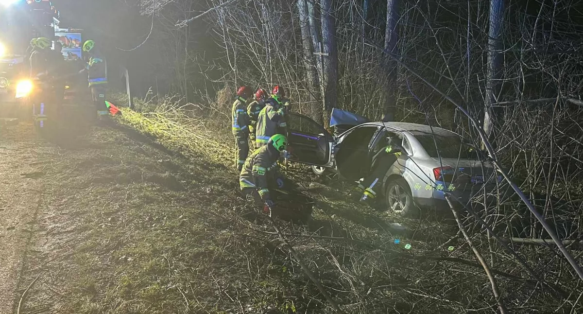 Wypadek w miejscowość Dmochy Glinki 