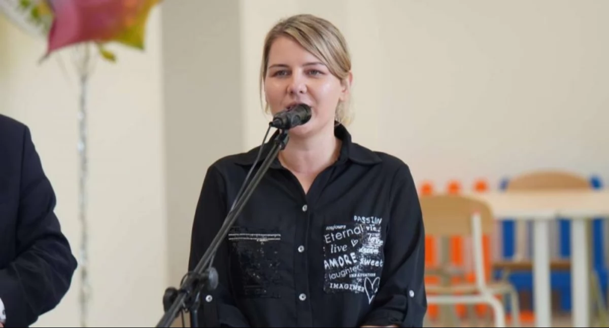 Zdjęcie: Kandydatka na burmistrza Ciechanowca Aleksandra Łapiak