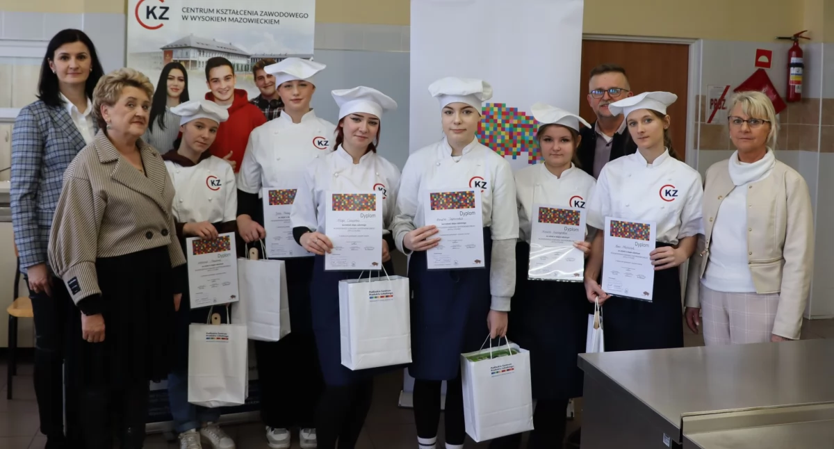 Zdjęcie: Konkurs „Gotuj z klasą” w Centrum Kształcenia Zawodowego w Wysokiem Mazowieckiem