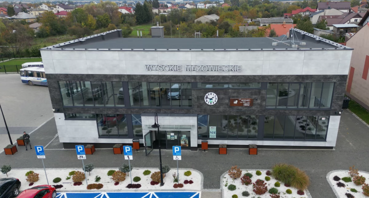 Zdjęcie: Budynek dworca autobusowego w Wysokiem Mazowieckiem