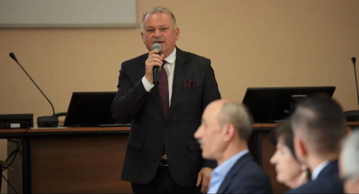 Zdjęcie: Burmistrz Ciechanowca Eugeniusz Święcki
