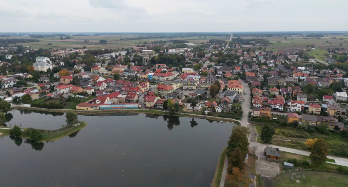 Zdjęcie: Ciechanowiec z lotu ptaka