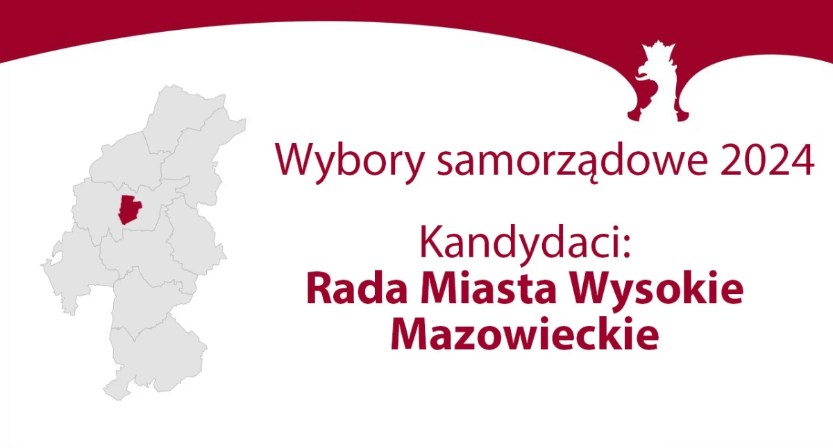 Wybory, Wybory samorządowe lista kandydatów Miasta Wysokie Mazowieckie - zdjęcie, fotografia