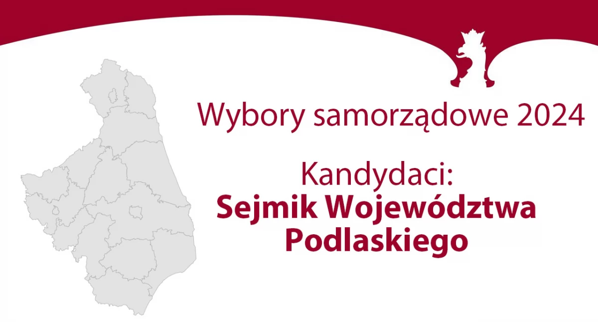 Wybory, Wybory samorządowe lista kandydatów Sejmiku Województwa Podlaskiego - zdjęcie, fotografia