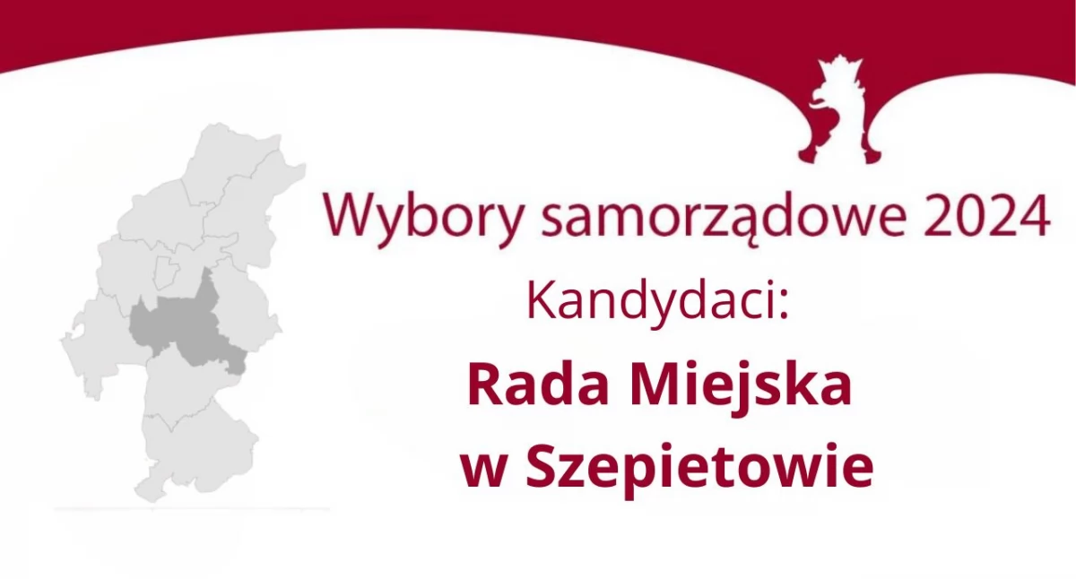 Wybory, Wybory samorządowe lista kandydatów Miejskiej Szepietowie - zdjęcie, fotografia