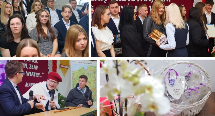Pożegnanie maturzystów w ZSOiZ w Czyżewie