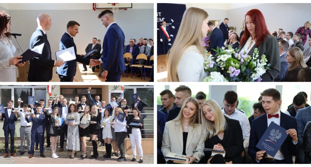 Pożegnanie maturzystów w ZSR w Krzyżewie