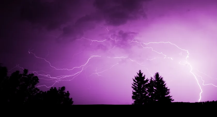 Meteo, Alert Przewidywane burze powiecie wysokomazowieckim - zdjęcie, fotografia