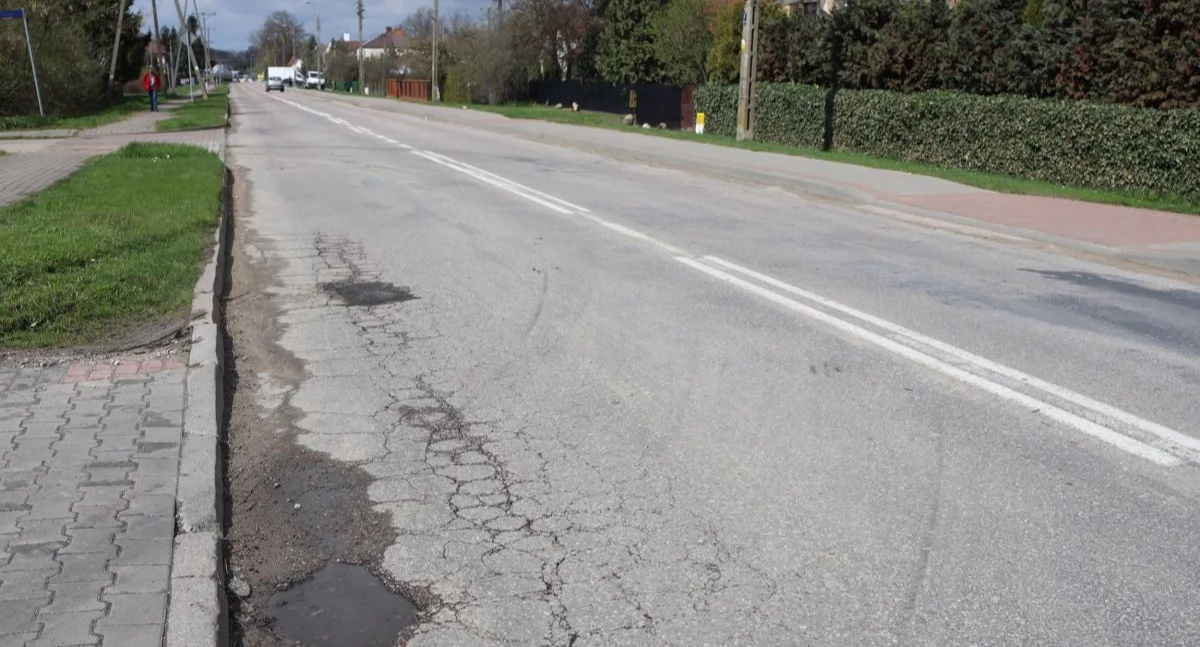 Zdjęcie: Ulica Szkolna w Czyżewie przed przebudową