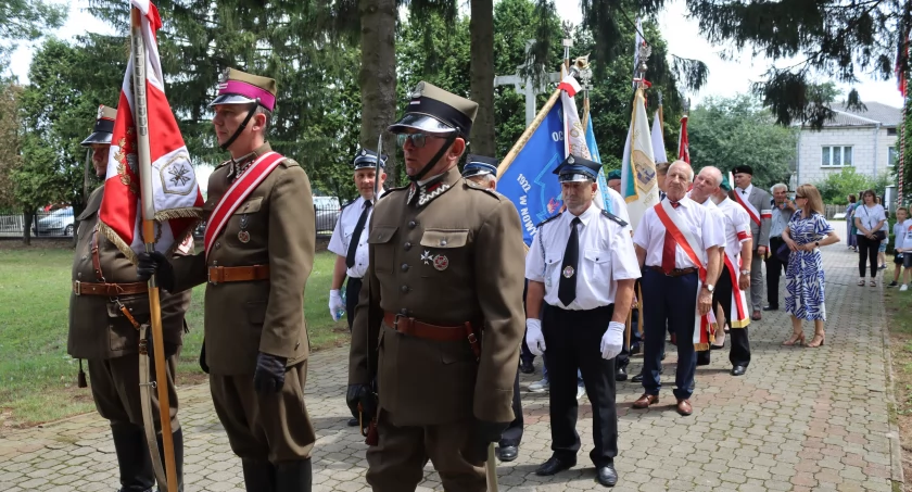 Uroczystości, Obchody rocznicy zamordowania mieszkańców Krasowo Częstki - zdjęcie, fotografia