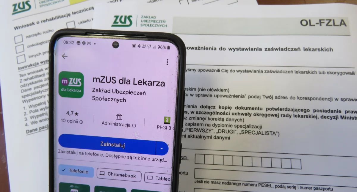 US - ZUS, Ułatwienia lekarzy wystawianiu zwolnień - zdjęcie, fotografia