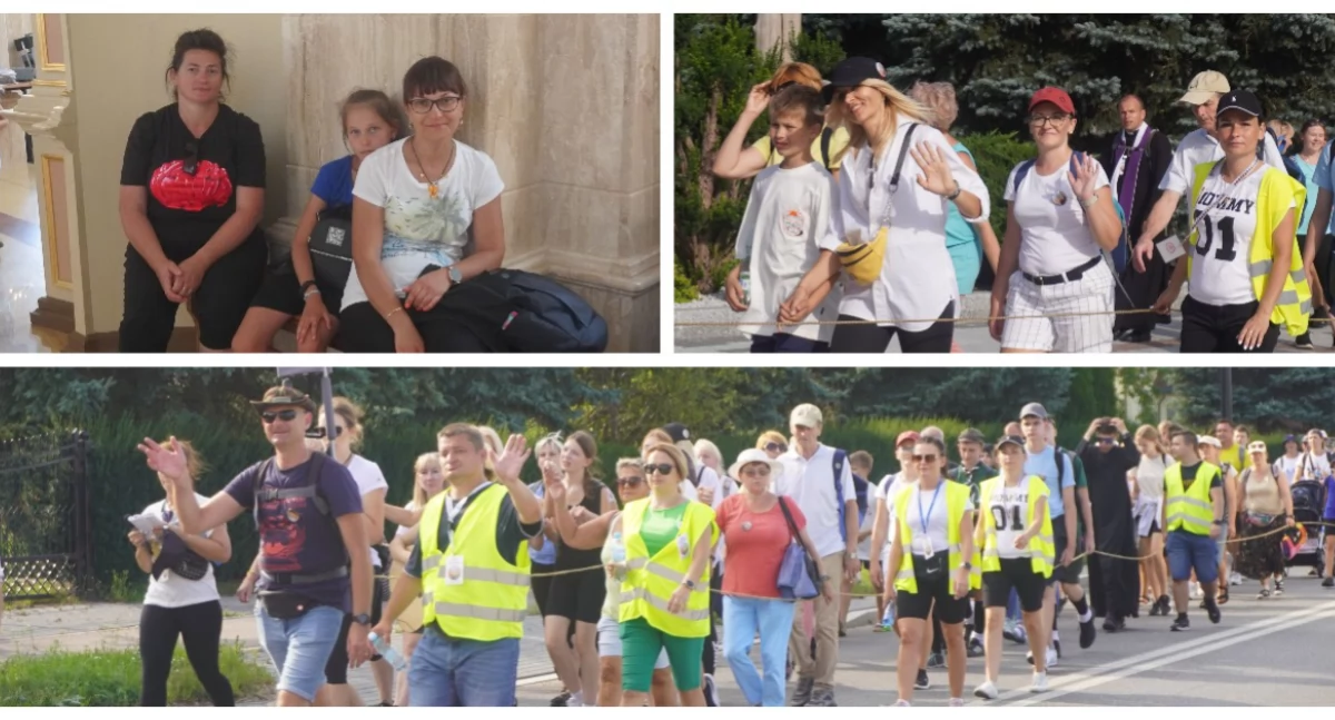 Kościół, Wysokie Mazowieckie Pielgrzymi odpoczywali drodze Hodyszewa [FOTO VIDEO] - zdjęcie, fotografia