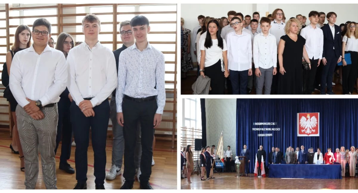 Edukacja, Uczniowie Staszica Wysokiem Mazowieckiem rozpoczęli szkolny [FOTO] - zdjęcie, fotografia