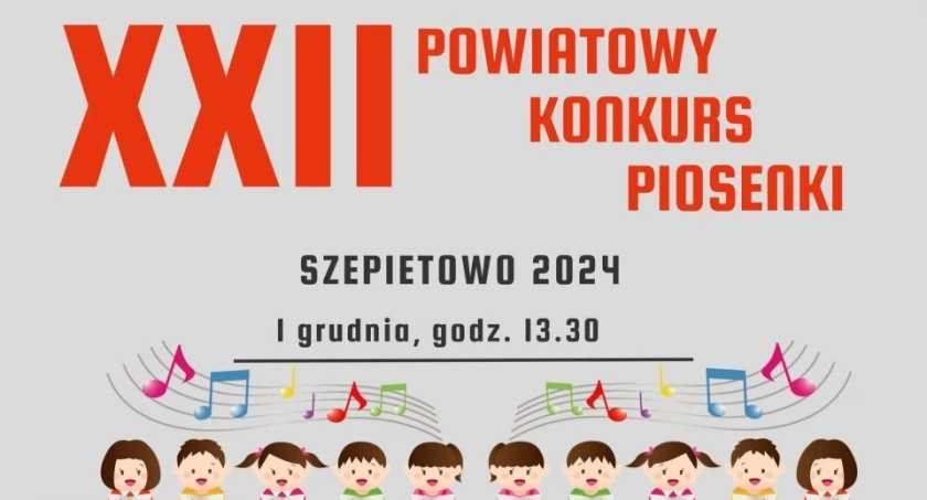 Konkursy, Szepietowie zaprasza udziału Powiatowym Konkursie Piosenki - zdjęcie, fotografia