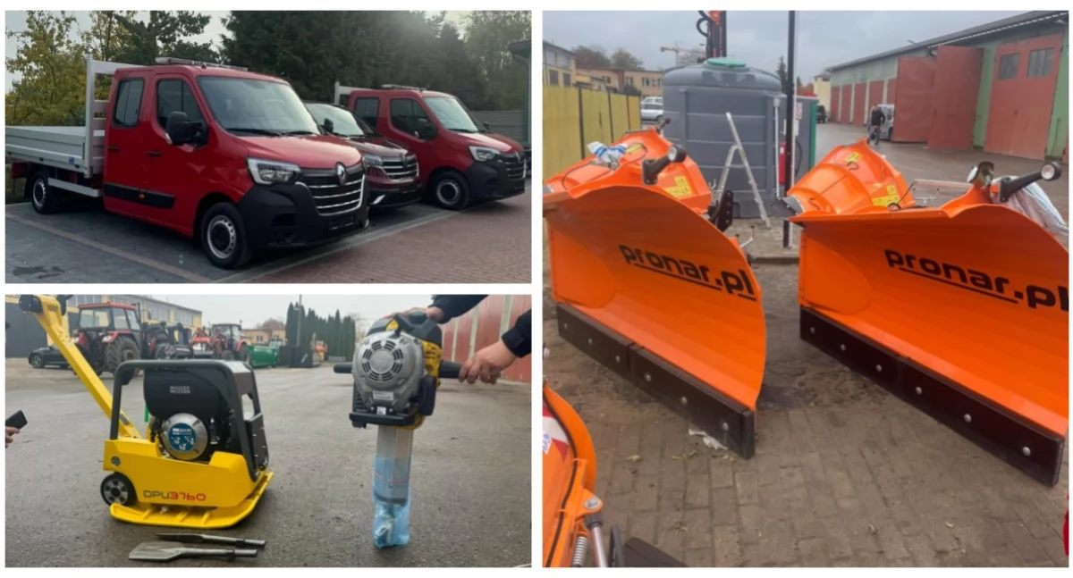 Zdjęcie: Nowy sprzęt trafił do Zarządu Dróg Powiatowych w Wysokiem Mazowieckiem