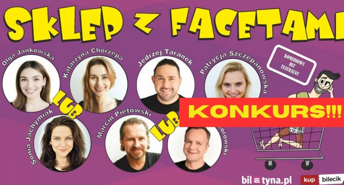 Konkursy, Spektakl Sklep facetami niebawem Wysokiem Mazowieckiem! wygrania bilety! [KONKURS] - zdjęcie, fotografia