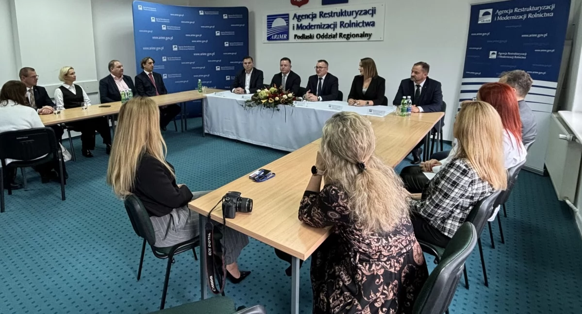 Rolnictwo, Zastępca Prezesa ARiMR oficjalną wizytą Podlaskim Oddziale Regionalnym ARiMR - zdjęcie, fotografia