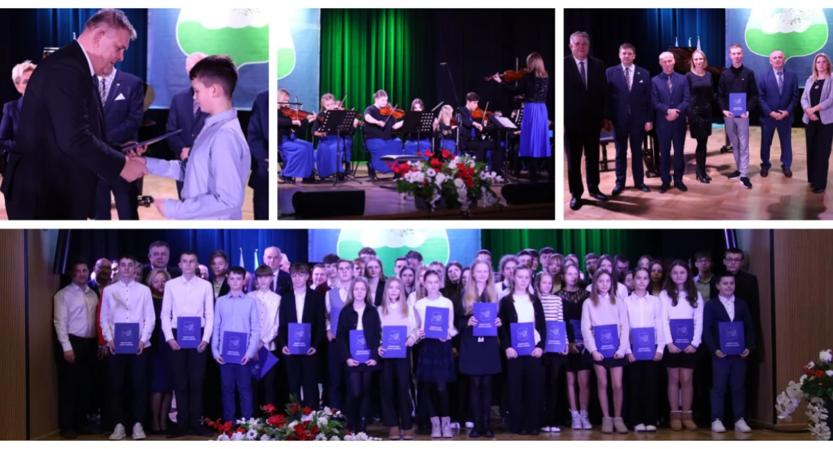 Edukacja, Prawie uczniów otrzymało stypendia Burmistrza Miasta Wysokie Mazowieckie [FOTO] - zdjęcie, fotografia