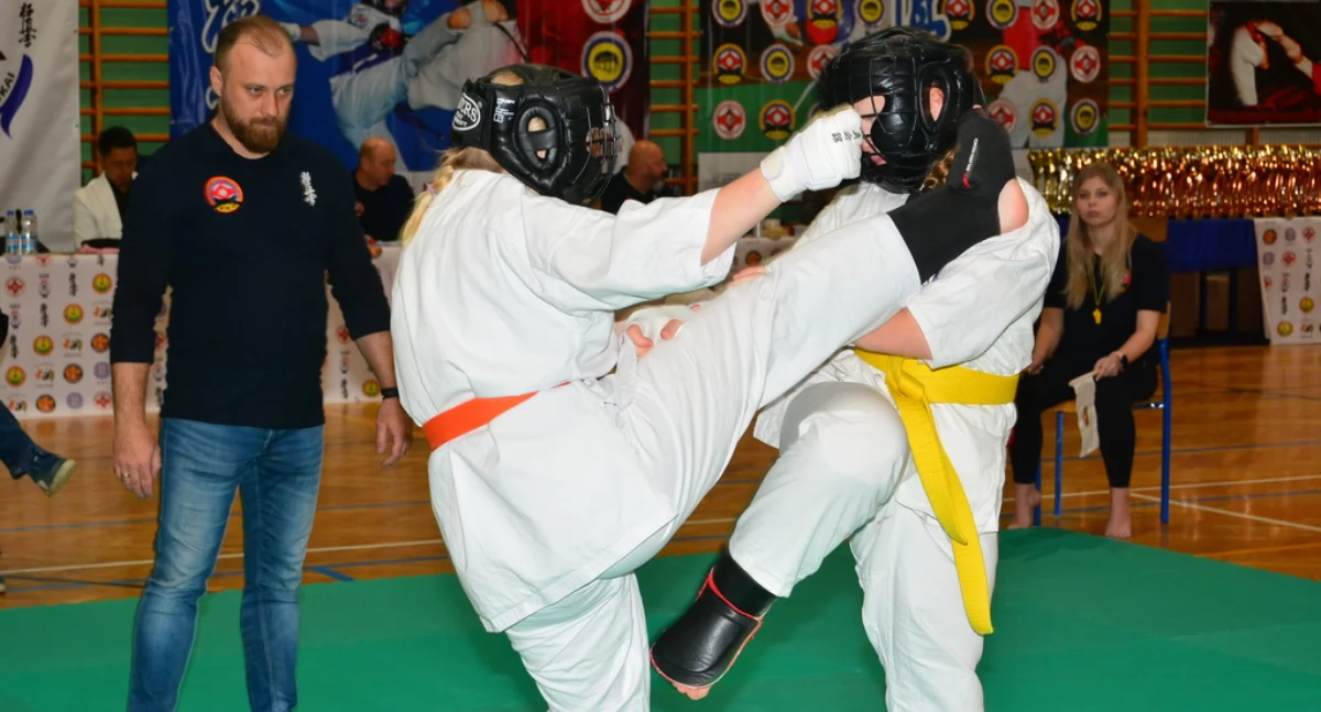 Sporty walki, Sukcesy zawodników powiatu podczas Międzynarodowych Mistrzostw Polski International BudoKai [foto] - zdjęcie, fotografia