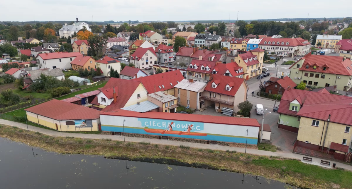 Zdjęcie: Ciechanowiec z lotu ptaka