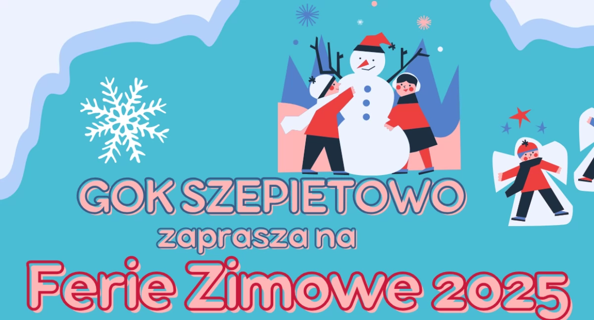 Domy i ośrodki kultury, Szepietowie zaprasza zajęcia ferie - zdjęcie, fotografia