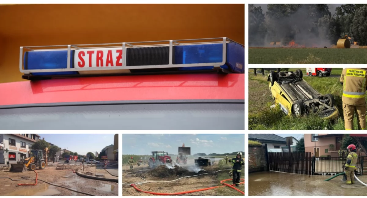 Pożary i straż, Średnio interwencje dobę wysokomazowieccy strażacy podsumowali - zdjęcie, fotografia