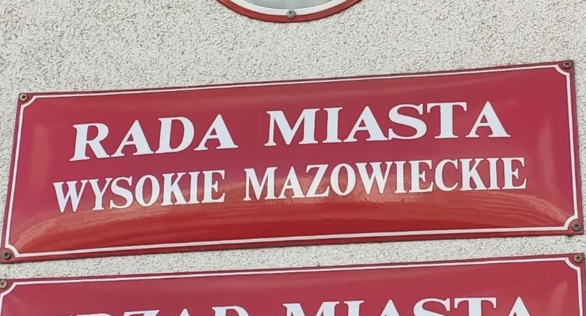 Rady, podczas sesji Miasta Wysokie Mazowieckie - zdjęcie, fotografia