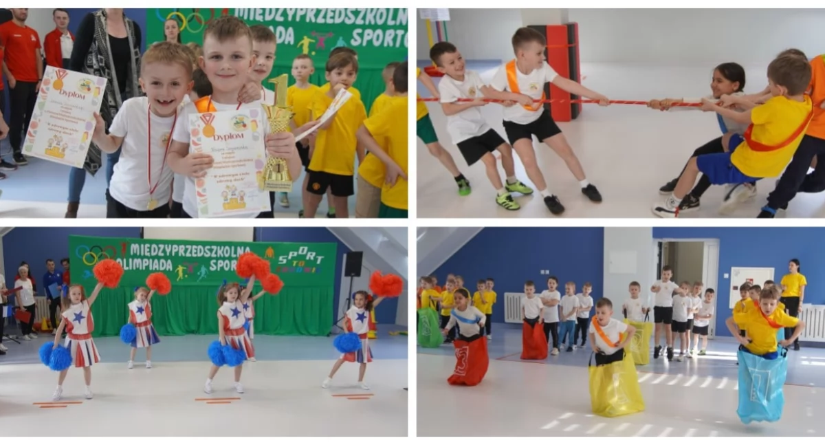 Zdjęcie: I Miedzyprzedszkolna Olimpiada Sportowa w PM1 w Wysokiem Mazowieckiem