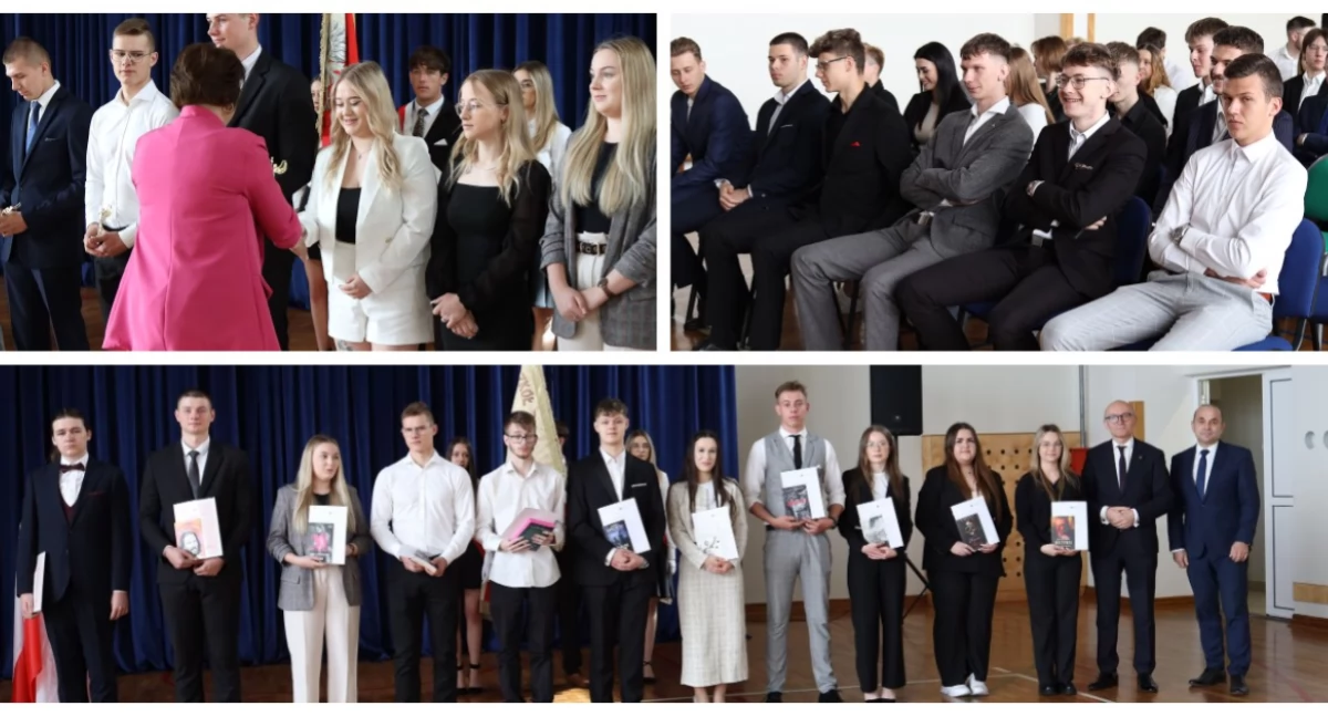 Pożegnanie maturzystów w ZSZ im. St. Staszica w Wysokiem Mazowieckiem