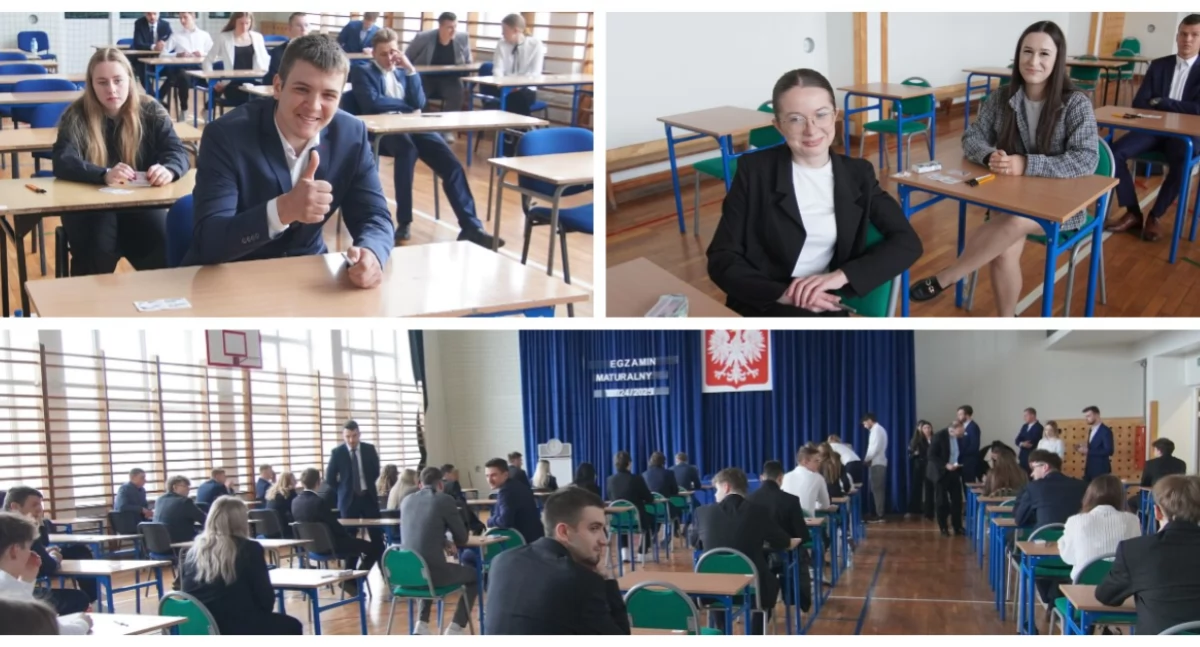 Edukacja, Maturzyści rozpoczęli egzaminy pierwszy język polski [FOTO] - zdjęcie, fotografia