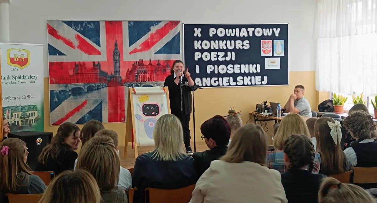 Edukacja, edycja Konkursu Poezji Piosenki Angielskiej Jabłonce Kościelnej [foto] - zdjęcie, fotografia