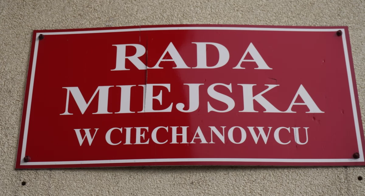 Rady, Burmistrz kontra Ostre słowa podczas wyboru wiceprzewodniczącego Miejskiej Ciechanowcu - zdjęcie, fotografia