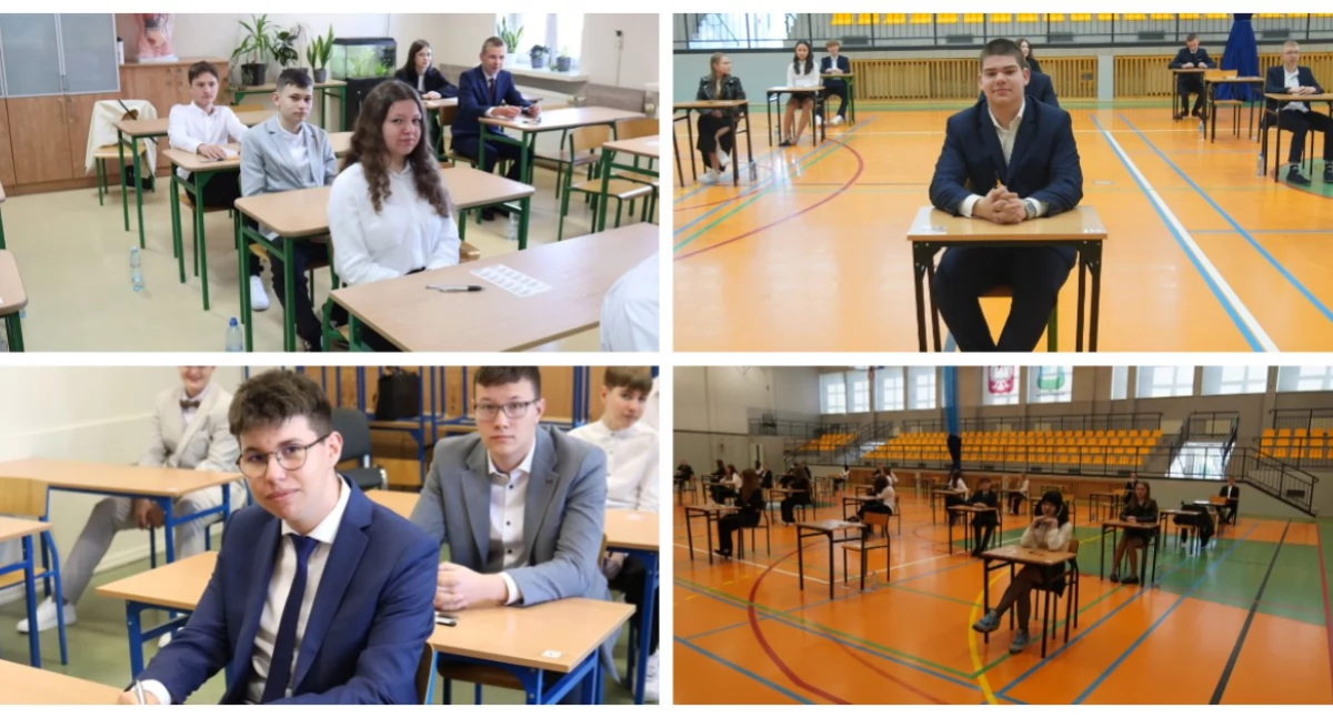 Edukacja, Ósmoklasiści rozpoczęli egzaminy Dziś języka polskiego [FOTO] - zdjęcie, fotografia