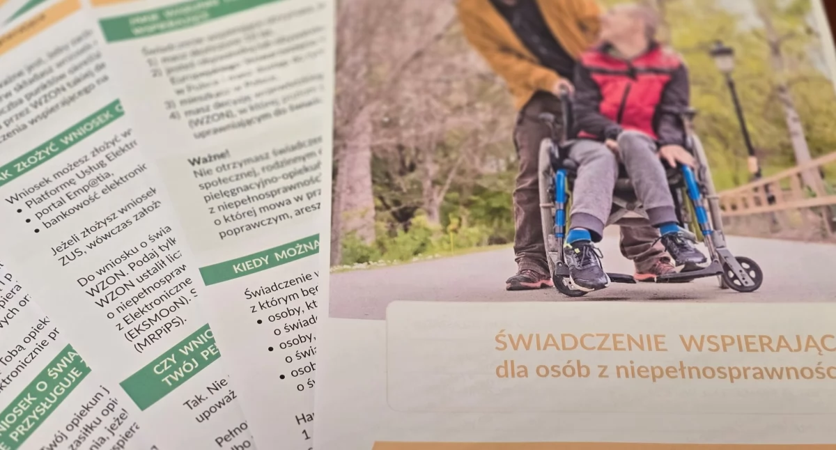 US - ZUS, Świadczenie wspierające dorosłych osób niepełnosprawnością - zdjęcie, fotografia