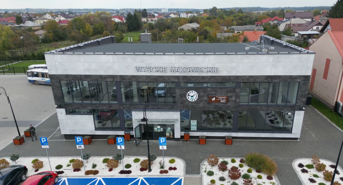 Zdjęcie: Budynek dworca autobusowego w Wysokiem Mazowieckiem