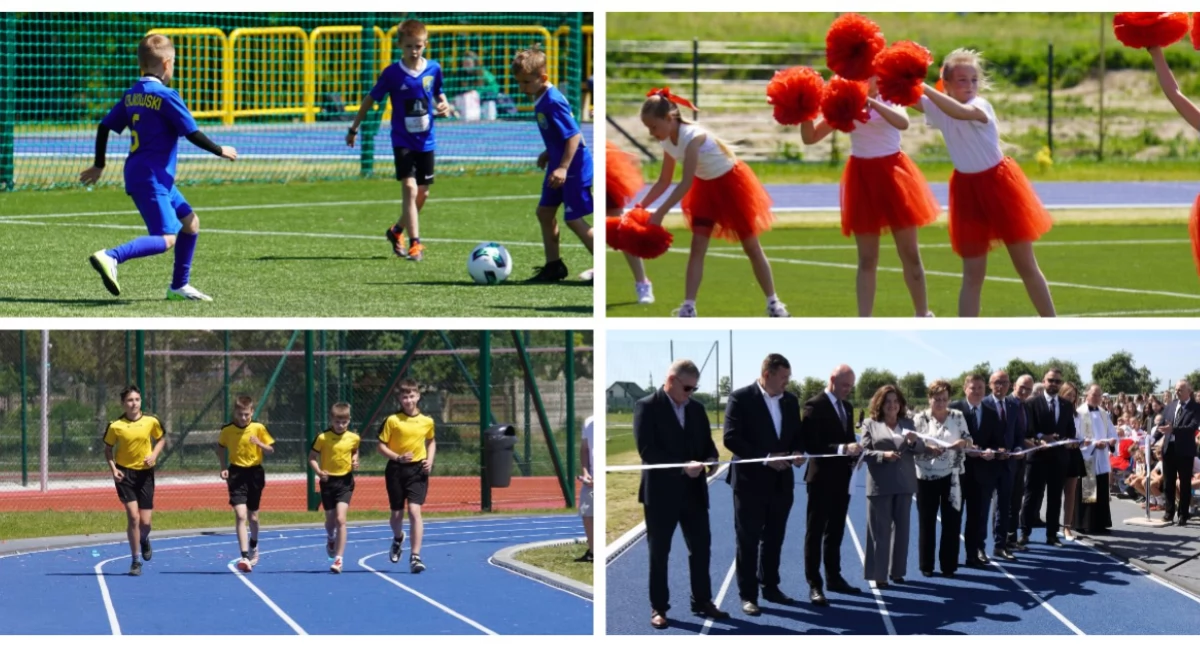 Otwarcie kompleksu sportowego przy Szkole Podstawowej w Sokołach