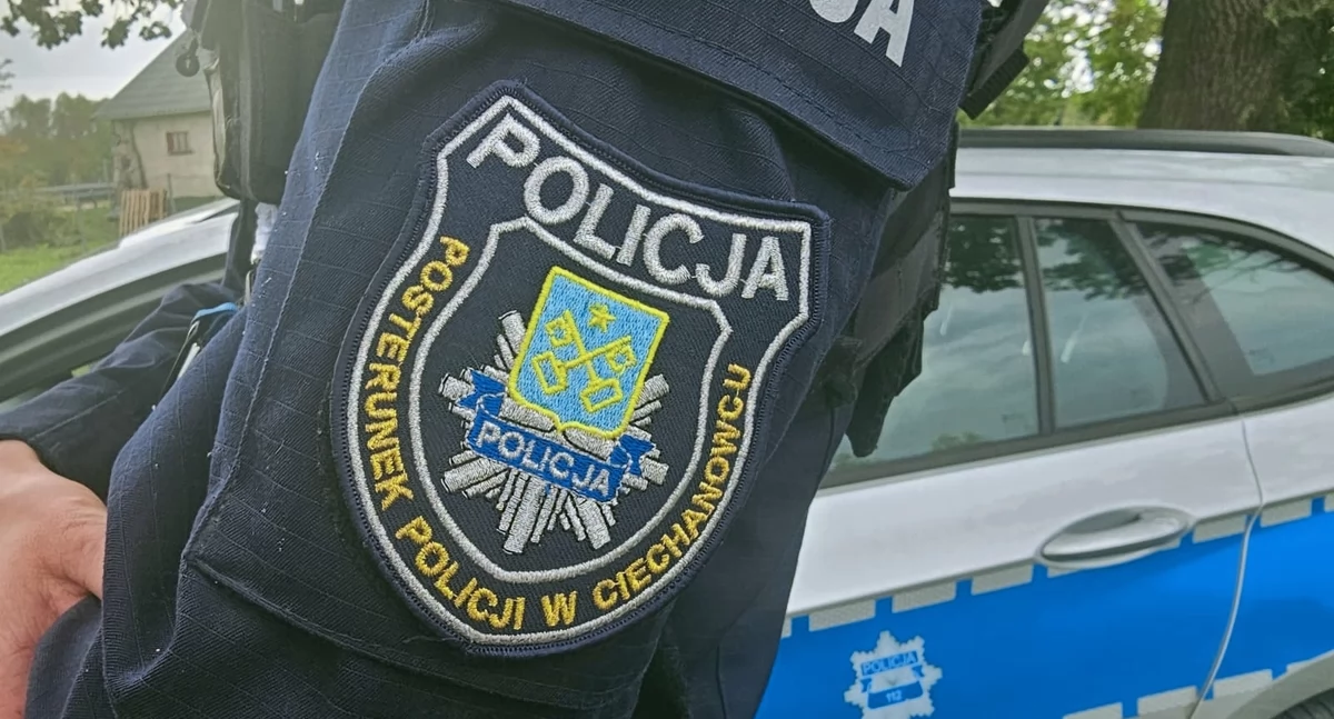 Kronika policyjna, Pijany latek dwoma zakazami rękach policji - zdjęcie, fotografia