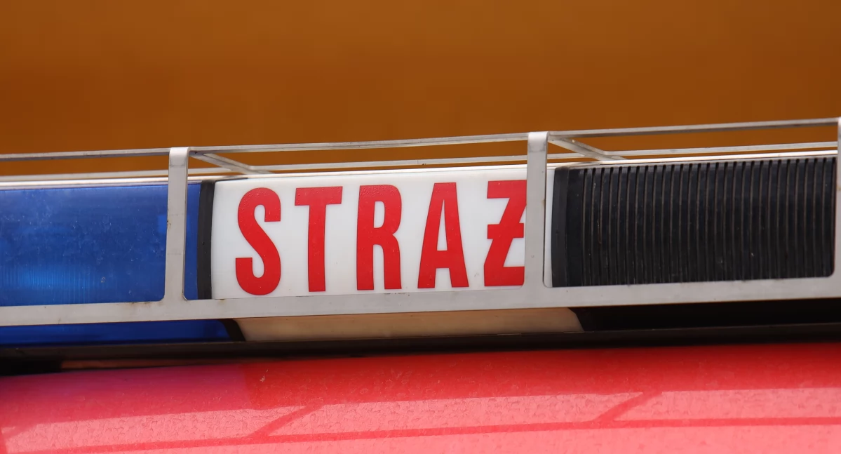 Pożary i straż, Pożar ciężarówki gminie Czyżew - zdjęcie, fotografia